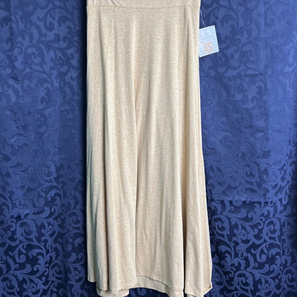 New with tags soft yellow LuLaRoe Maxi Skirt XS (2-4) - Picture 5 of 5